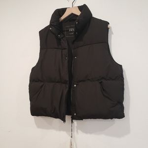 Zara Short Puffer Vest